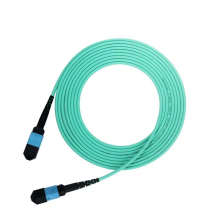 High quality OM4 8 core 12 cores 24 core fiber optic cable MPO optic patch cord